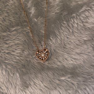 Rose Gold Kay Jewelers heart necklace